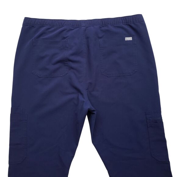 Figs Cairo Cargo Scrub Pants Mens XL Navy Blue Lot of 2 Technical Medical - Picture 6 of 10